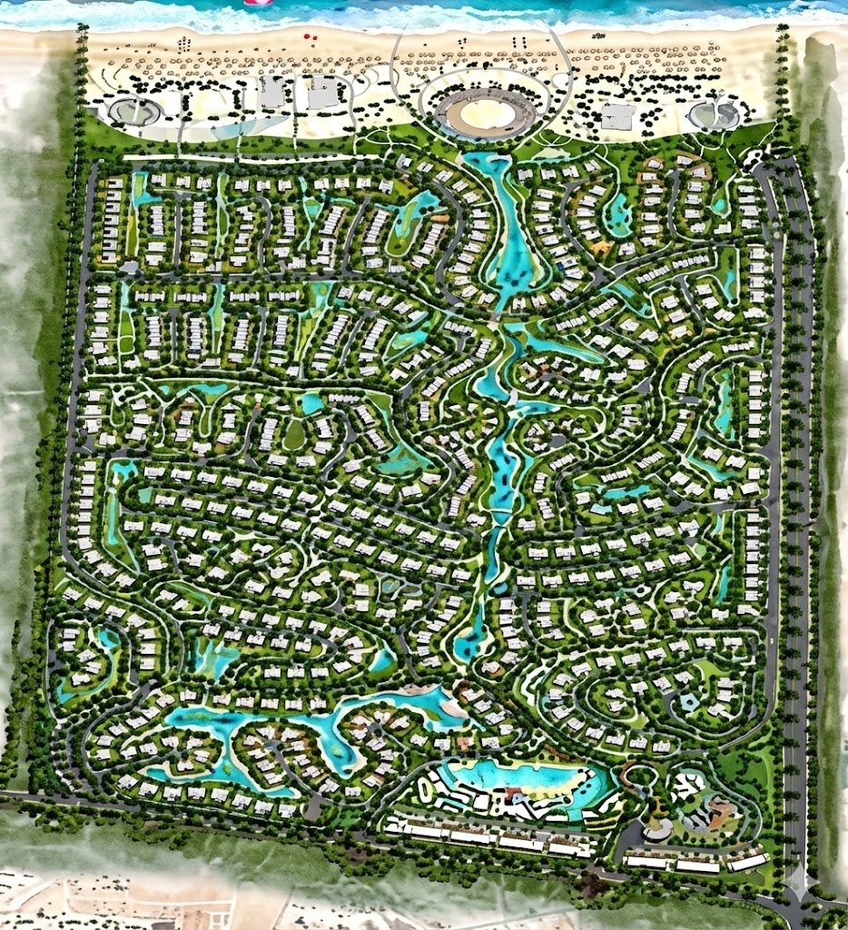 المخطط العام لقرية سيزين الساحل الشمالي